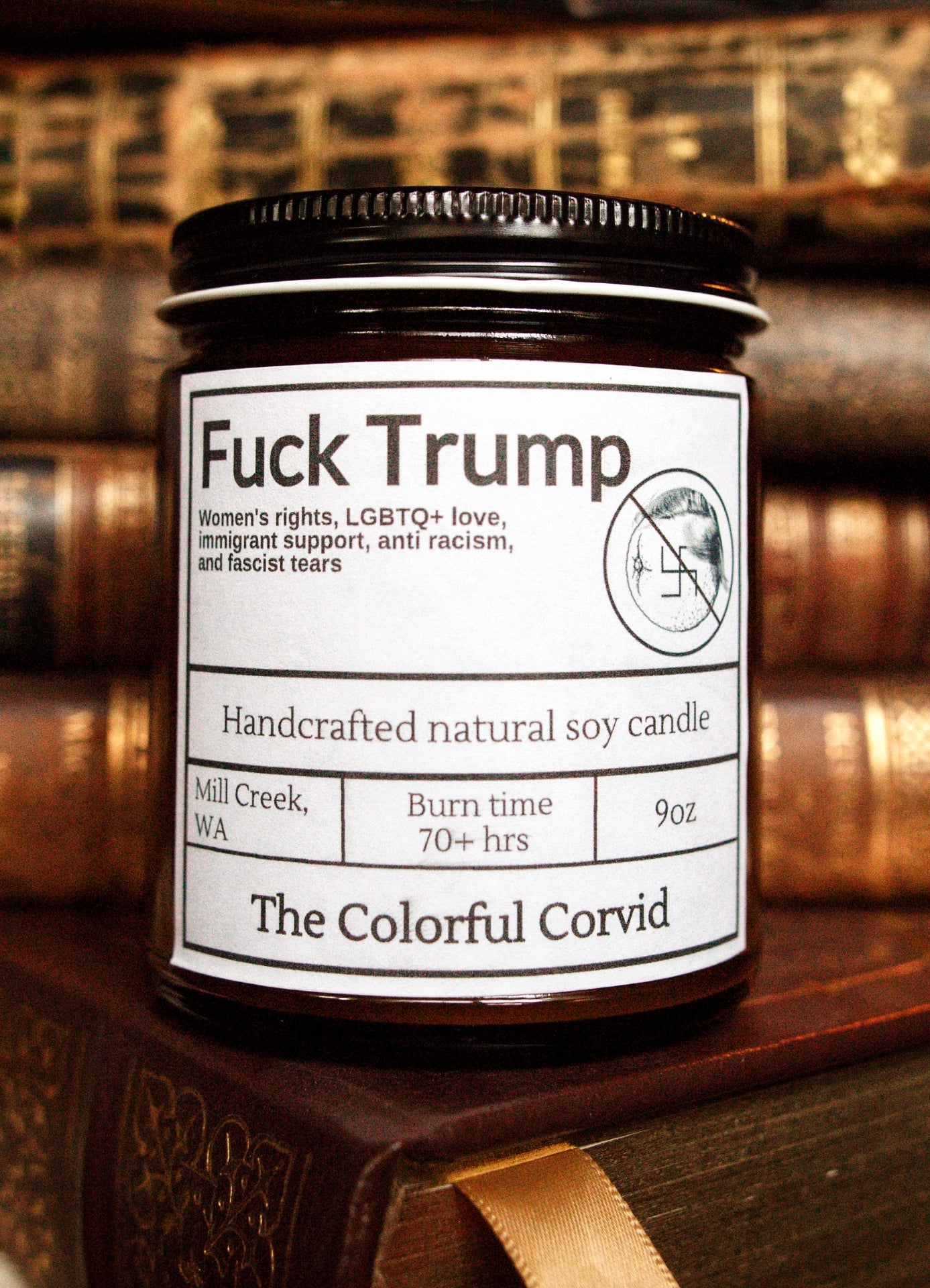 Fuck Trump candle