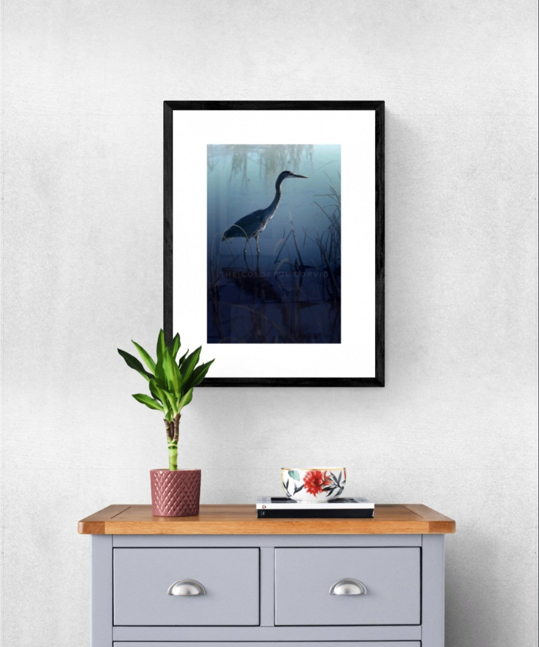 Great Blue Heron giclee art print