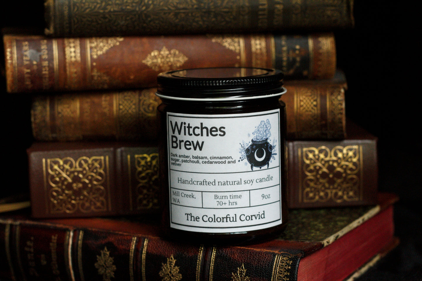 Witches brew candle, sorcerer's elixir candle