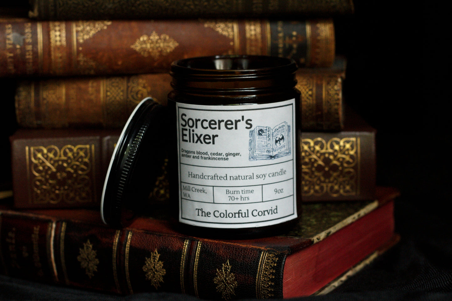 Witches brew candle, sorcerer's elixir candle