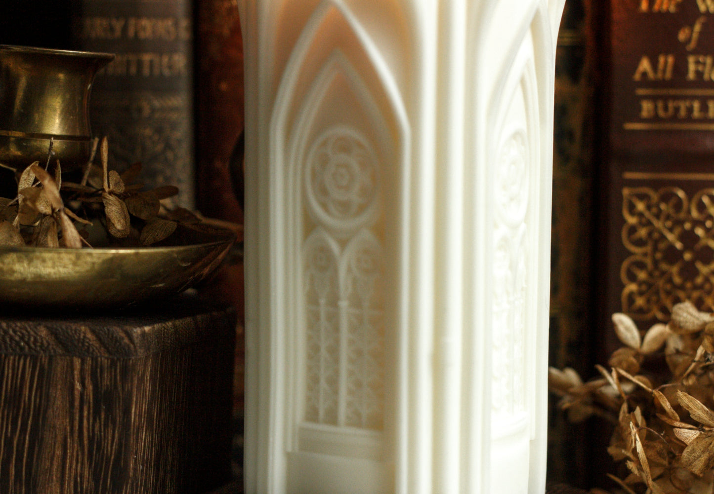 Gothic architecture cathedral candle