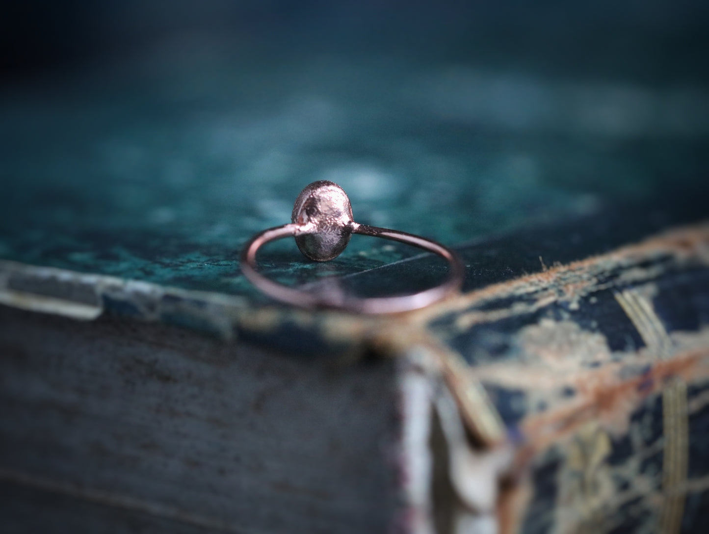 Black Opal ring// size 7.5 U.S