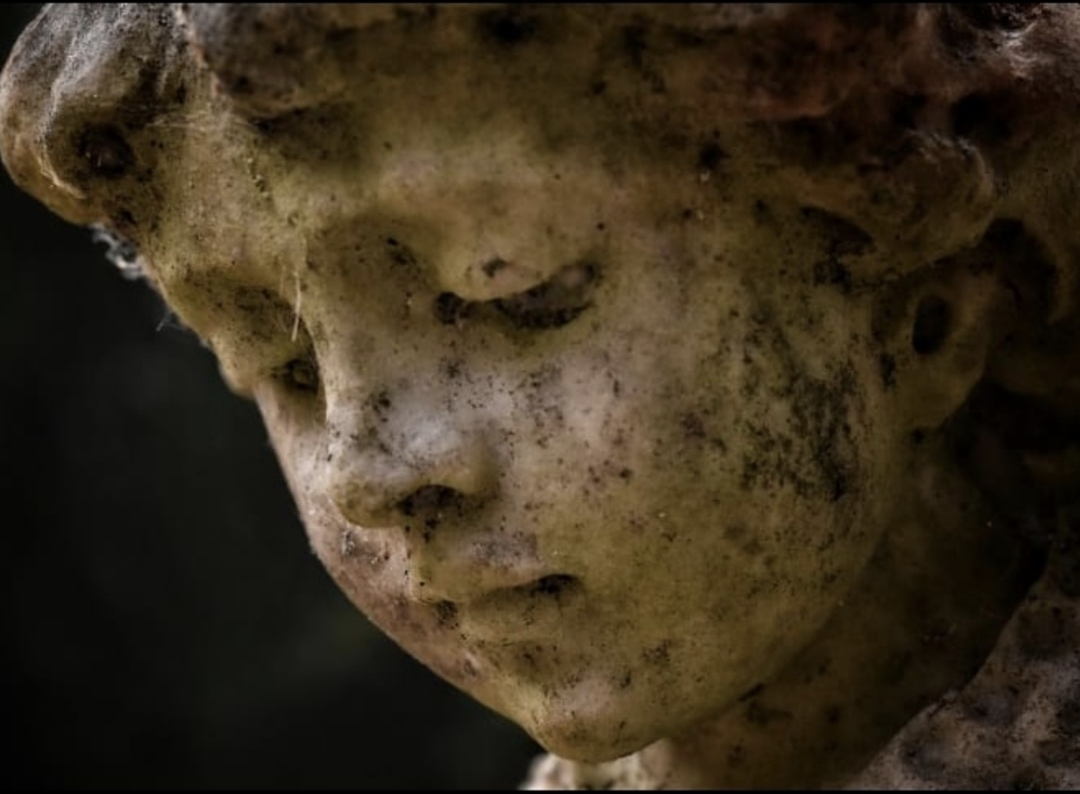 Cemetery statue Photo Print