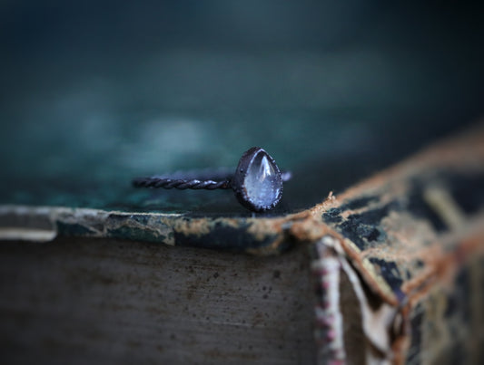 Labradorite ring// size 5.5 U.S