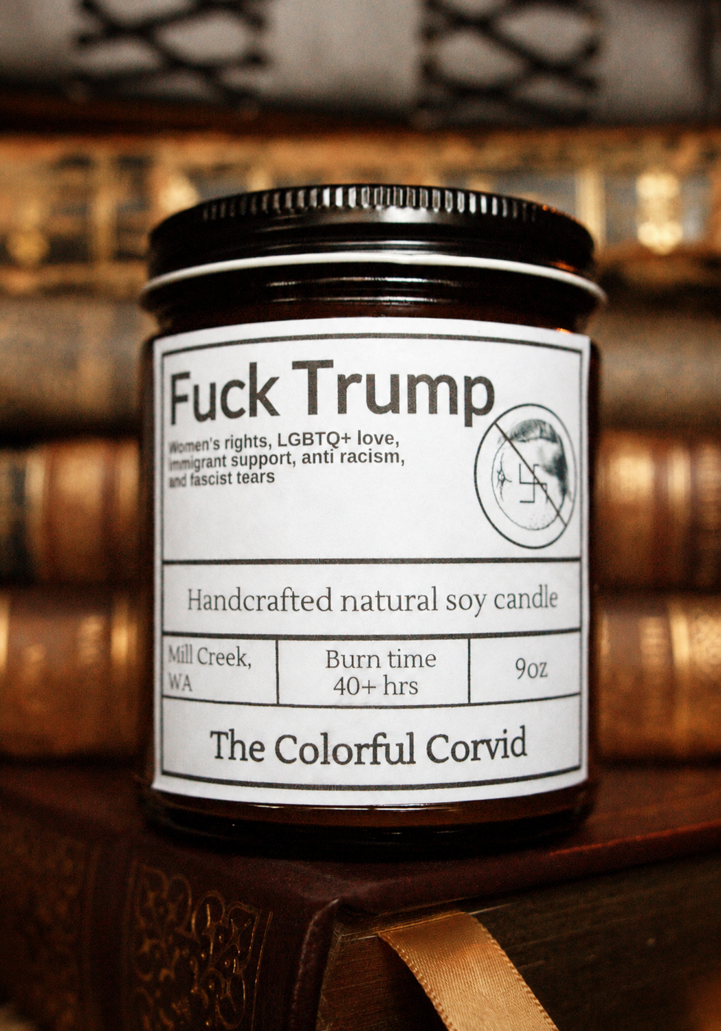 Fuck Trump candle