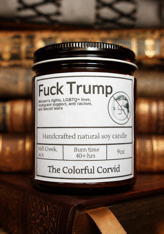 Fuck Trump candle