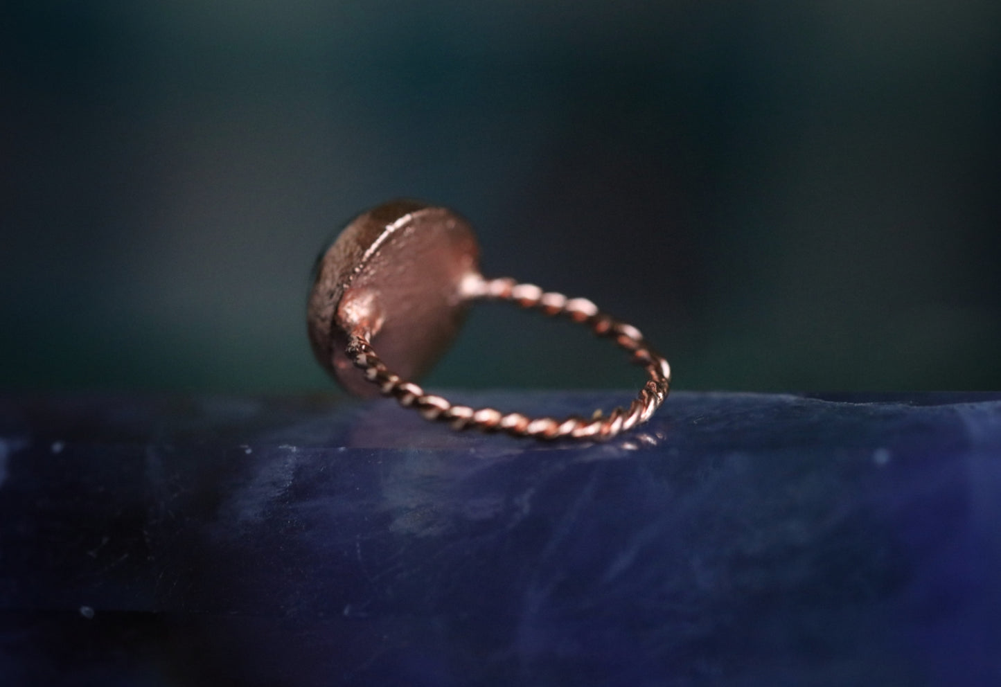 Seraphinite ring// size 5.5 U.S