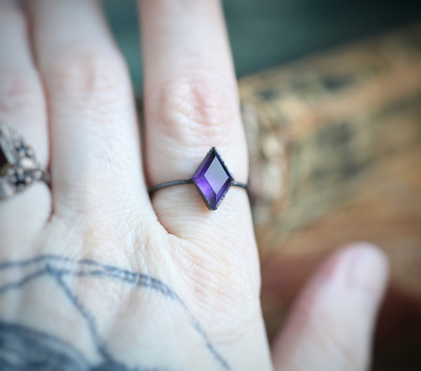 Amethyst ring// size 10 U.S